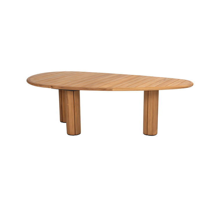 Table de jardin organique Corsica en teck 240x130cm