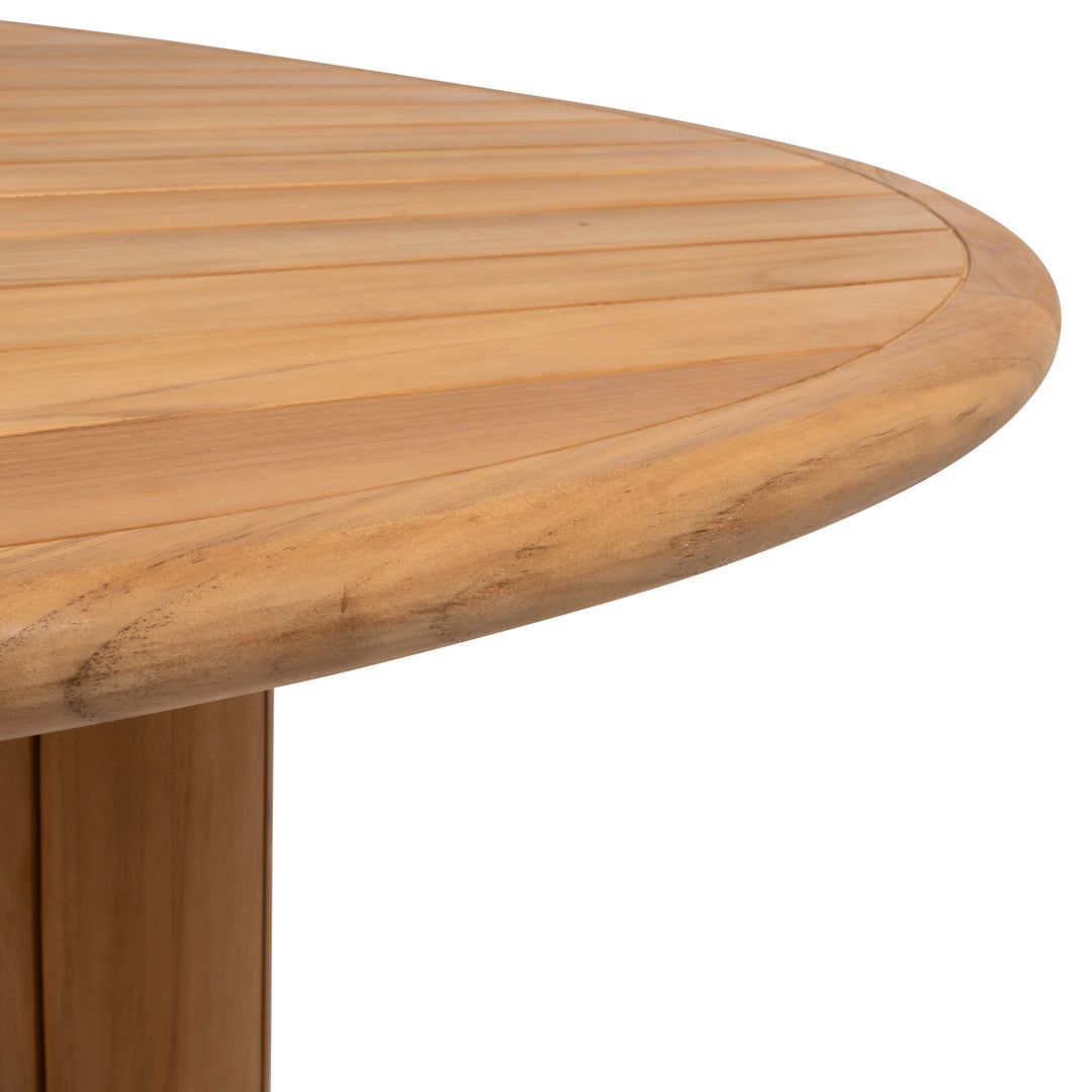 Table de jardin organique Corsica en teck 240x130cm
