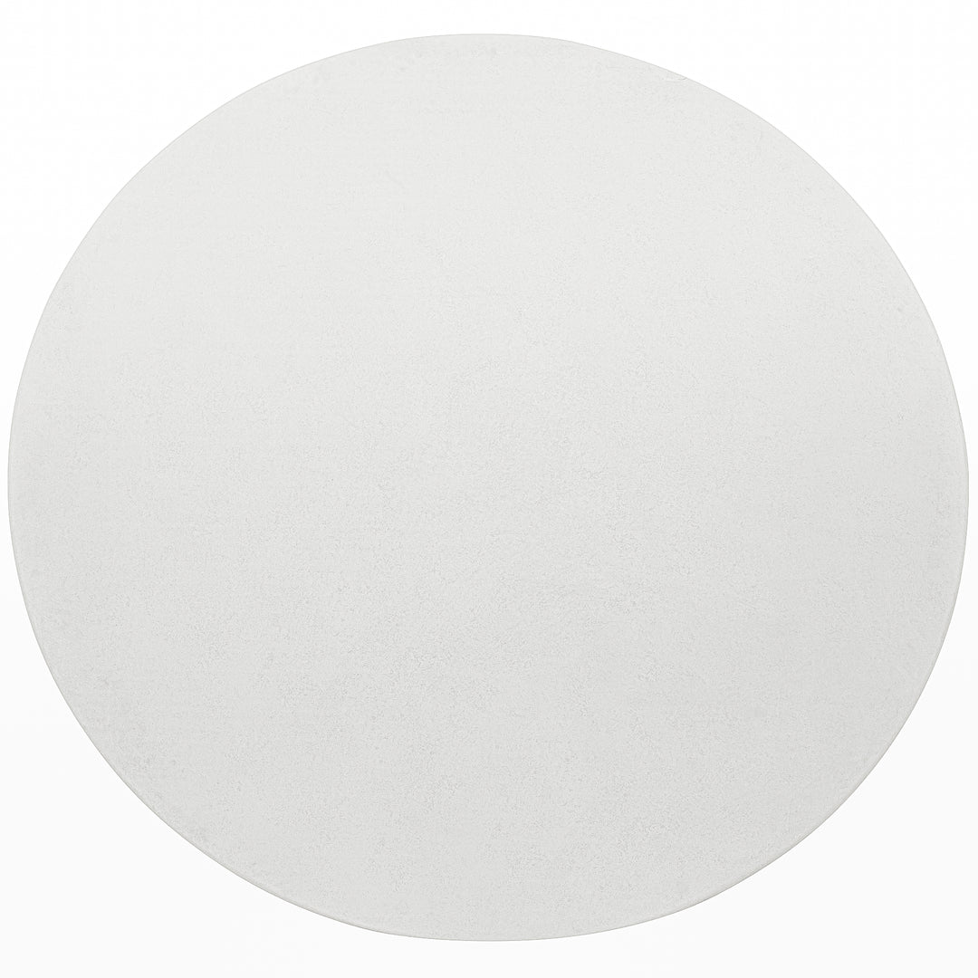Table de jardin ronde Dome en tadelakt concrete earth