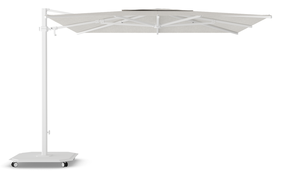 Jardinico Caractère cantilever parasols JCP.301 300x300 with parasol base and protective cover