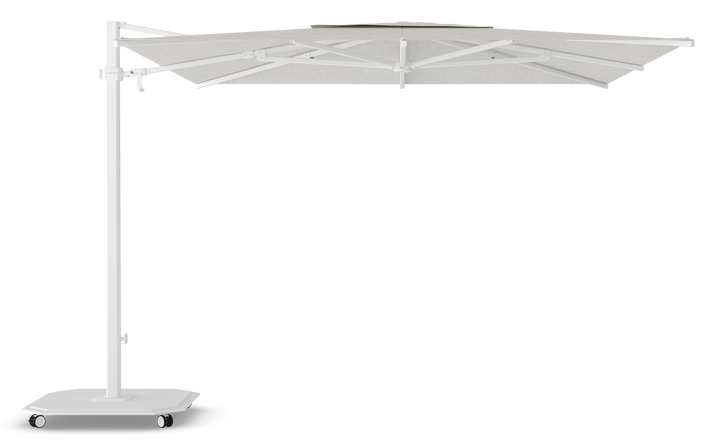 Jardinico Caractère cantilever parasols JCP.301 300x300 with parasol base and protective cover
