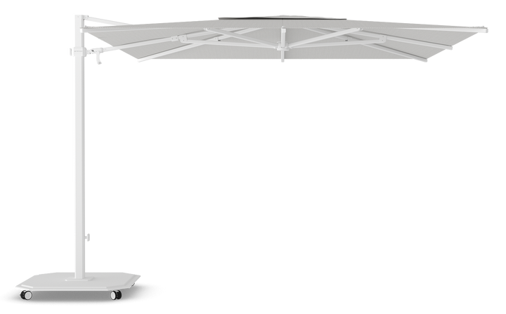Jardinico Caractère cantilever parasols JCP.301 300x300 with parasol base and protective cover