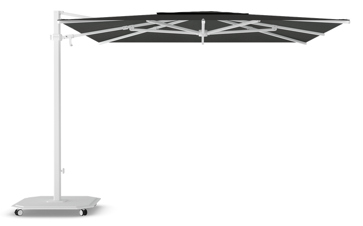 Jardinico Caractère cantilever parasols JCP.301 300x300 with parasol base and protective cover