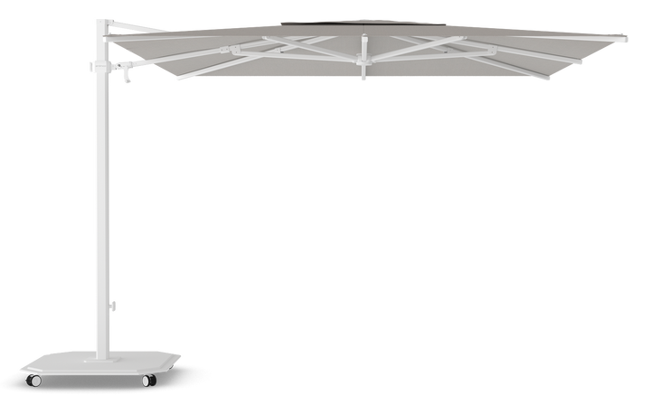 Jardinico Caractère cantilever parasols JCP.301 300x300 with parasol base and protective cover