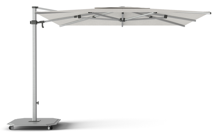 Jardinico Caractère cantilever parasols JCP.301 300x300 with parasol base and protective cover