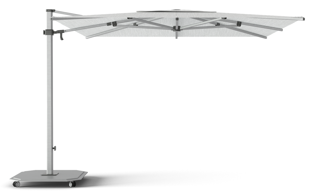 Jardinico Caractère cantilever parasols JCP.301 300x300 with parasol base and protective cover