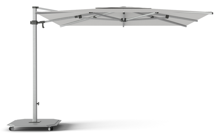 Jardinico Caractère cantilever parasols JCP.301 300x300 with parasol base and protective cover