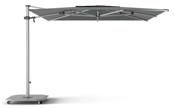 Jardinico Caractère cantilever parasols JCP.301 300x300 with parasol base and protective cover