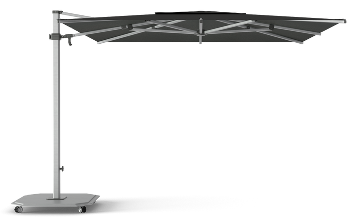 Jardinico Caractère cantilever parasols JCP.301 300x300 with parasol base and protective cover