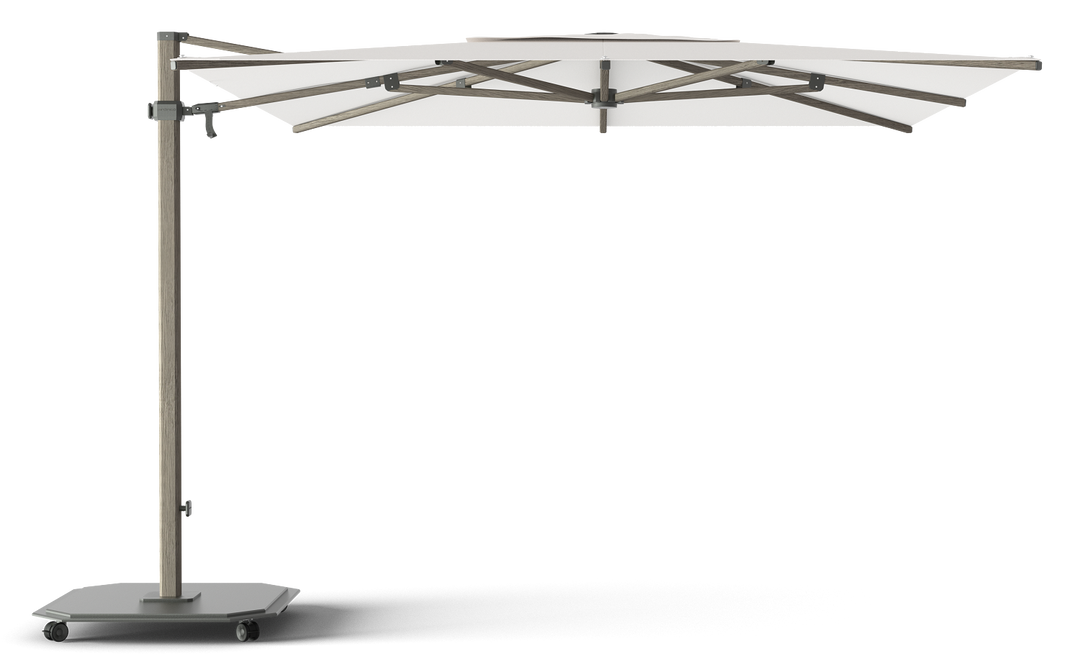 Jardinico Caractère cantilever parasols JCP.301 300x300 with parasol base and protective cover