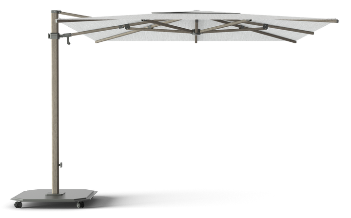 Jardinico Caractère cantilever parasols JCP.301 300x300 with parasol base and protective cover