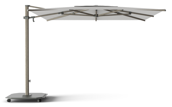 Jardinico Caractère cantilever parasols JCP.301 300x300 with parasol base and protective cover