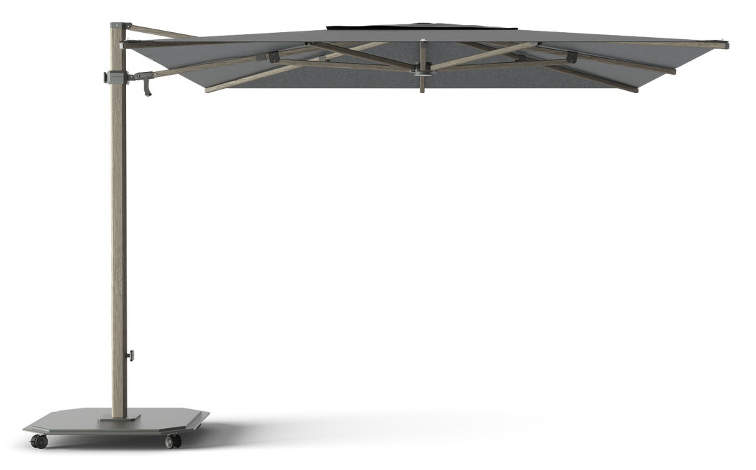 Jardinico Caractère cantilever parasols JCP.301 300x300 with parasol base and protective cover