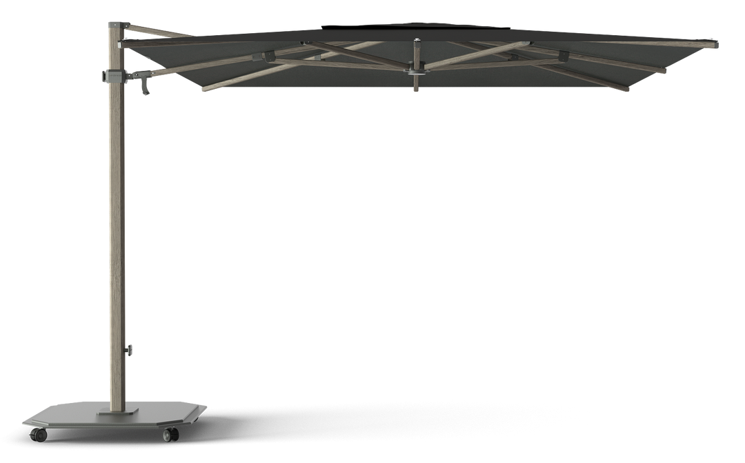 Jardinico Caractère cantilever parasols JCP.301 300x300 with parasol base and protective cover