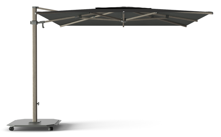 Jardinico Caractère cantilever parasols JCP.301 300x300 with parasol base and protective cover