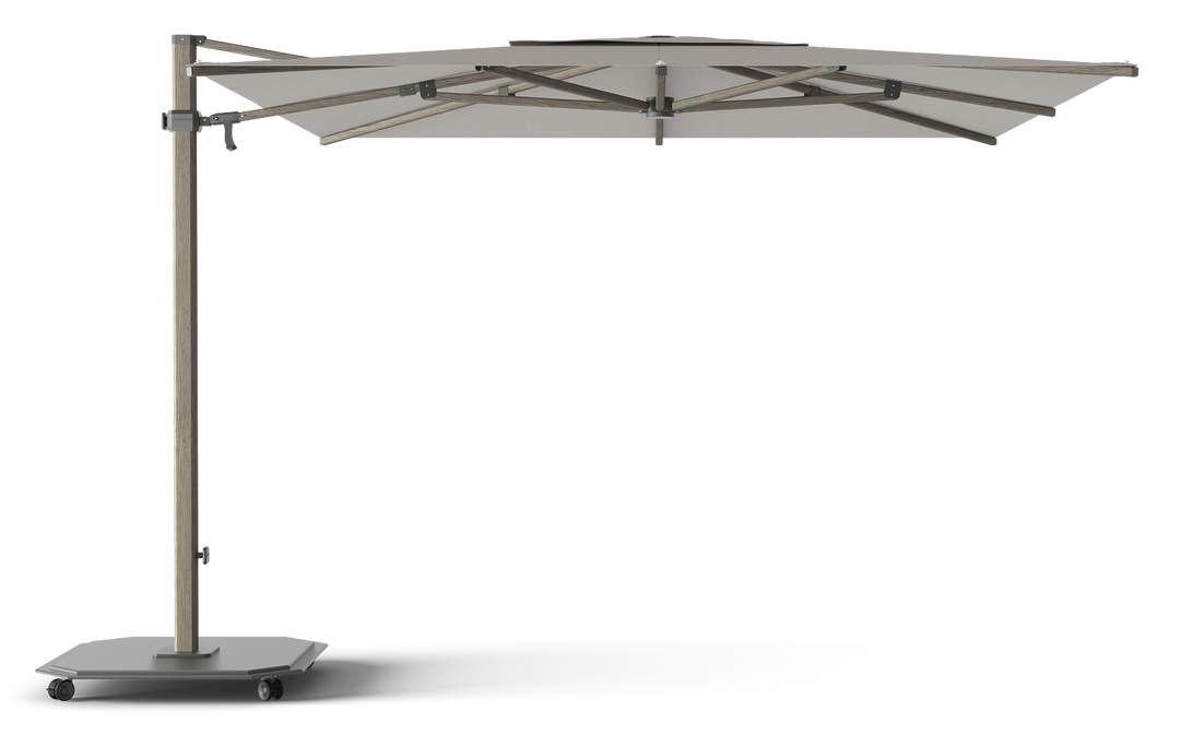 Jardinico Caractère cantilever parasols JCP.301 300x300 with parasol base and protective cover