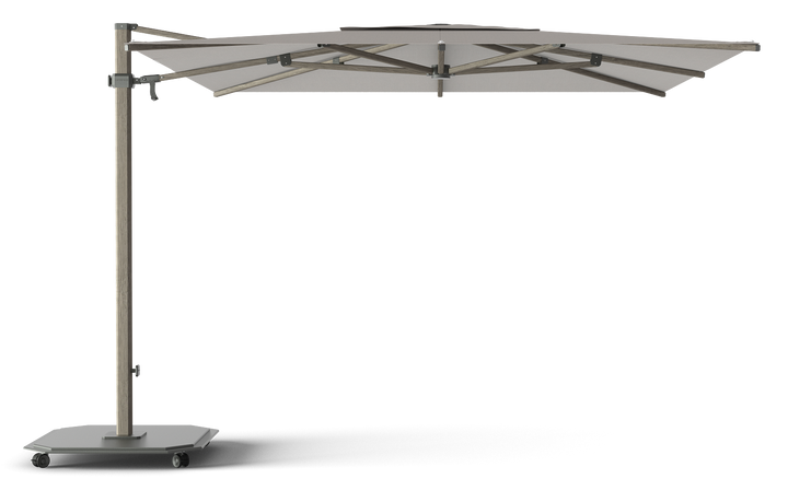Jardinico Caractère cantilever parasols JCP.301 300x300 with parasol base and protective cover