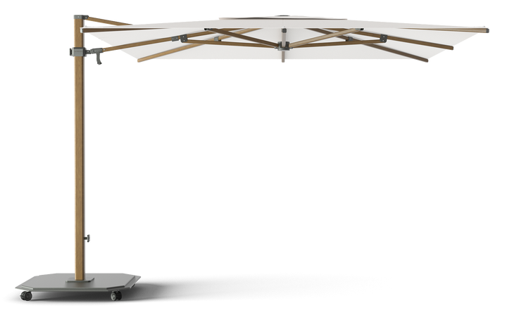 Jardinico Caractère cantilever parasols JCP.301 300x300 with parasol base and protective cover