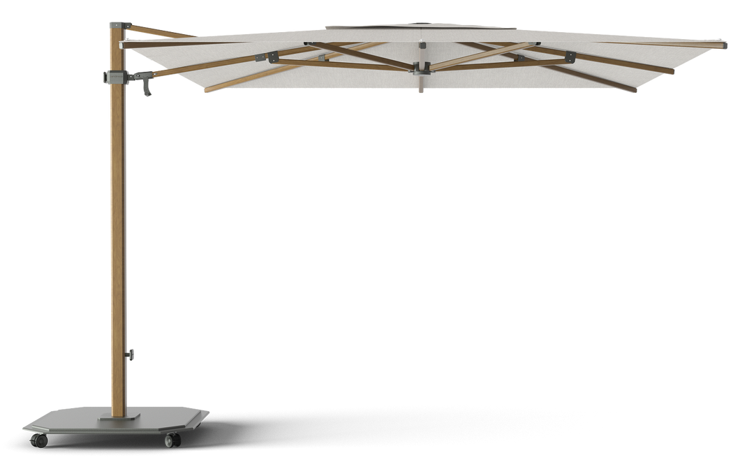 Jardinico Caractère cantilever parasols JCP.301 300x300 with parasol base and protective cover