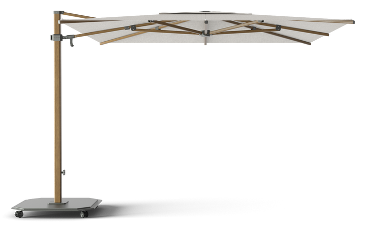 Jardinico Caractère cantilever parasols JCP.301 300x300 with parasol base and protective cover