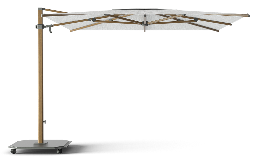 Jardinico Caractère cantilever parasols JCP.301 300x300 with parasol base and protective cover