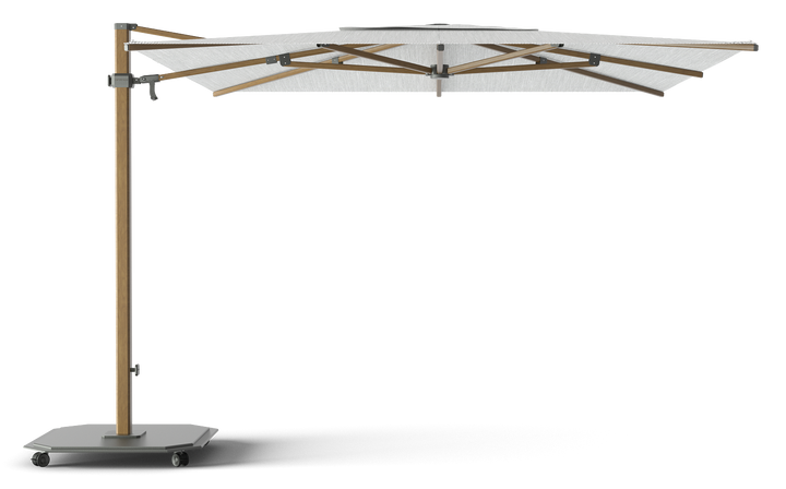Jardinico Caractère cantilever parasols JCP.301 300x300 with parasol base and protective cover