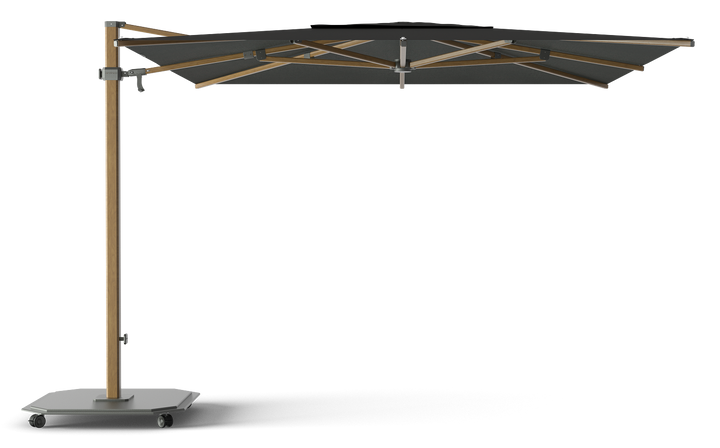 Jardinico Caractère cantilever parasols JCP.301 300x300 with parasol base and protective cover