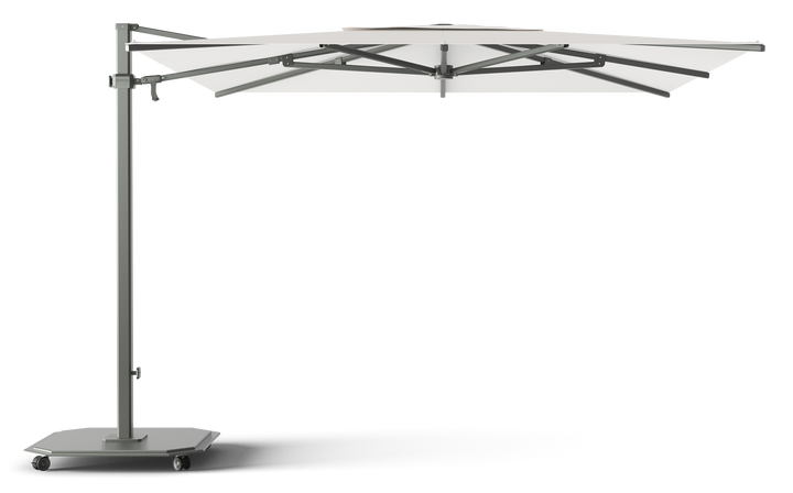 Jardinico Caractère cantilever parasols JCP.301 300x300 with parasol base and protective cover