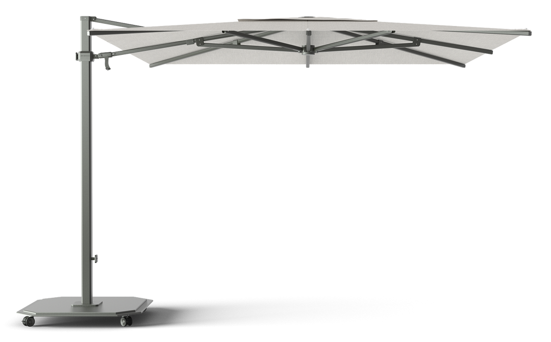 Jardinico Caractère cantilever parasols JCP.301 300x300 with parasol base and protective cover