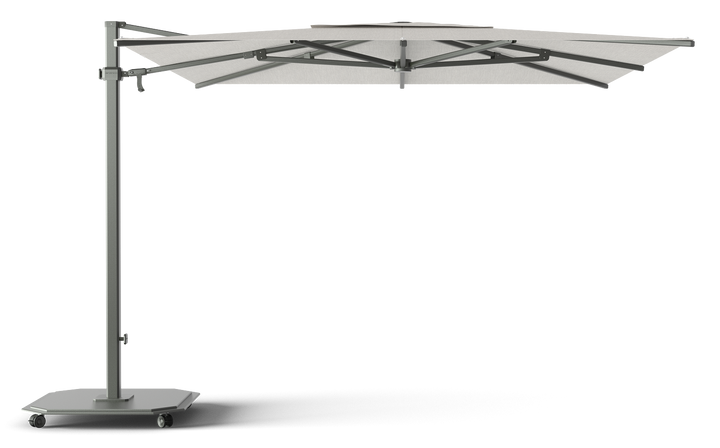 Jardinico Caractère cantilever parasols JCP.301 300x300 with parasol base and protective cover