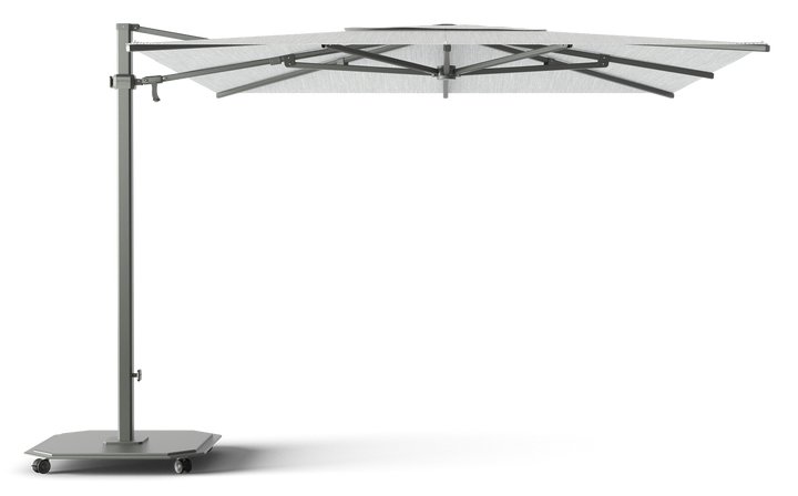 Jardinico Caractère cantilever parasols JCP.301 300x300 with parasol base and protective cover