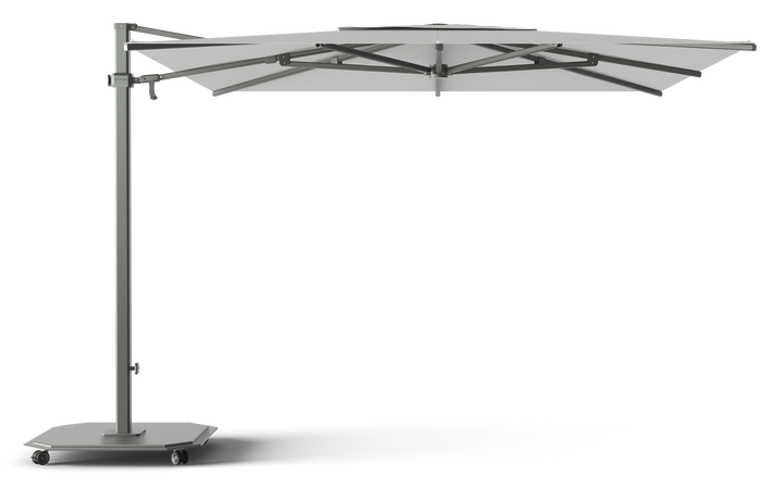 Jardinico Caractère cantilever parasols JCP.301 300x300 with parasol base and protective cover