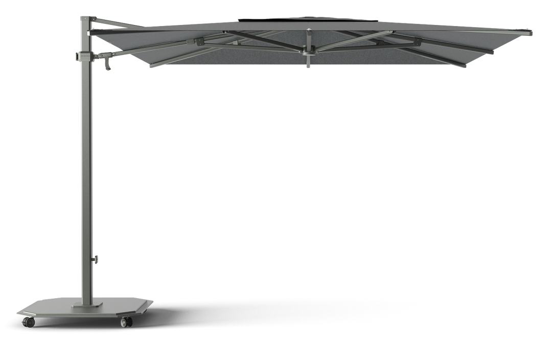 Jardinico Caractère cantilever parasols JCP.301 300x300 with parasol base and protective cover