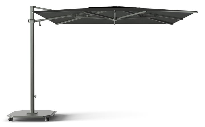Jardinico Caractère cantilever parasols JCP.301 300x300 with parasol base and protective cover