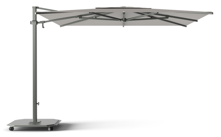 Jardinico Caractère cantilever parasols JCP.301 300x300 with parasol base and protective cover