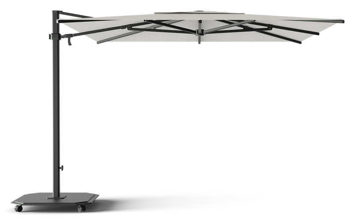 Jardinico Caractère cantilever parasols JCP.301 300x300 with parasol base and protective cover