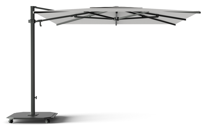 Jardinico Caractère cantilever parasols JCP.301 300x300 with parasol base and protective cover
