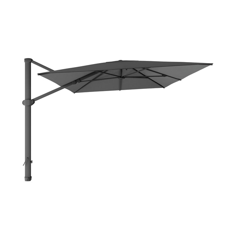 Parasol suspendu de luxe Lima 300x400cm noir