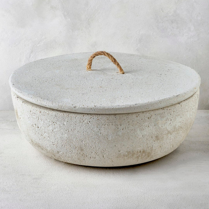 Urban Outdoor candle XXXL Ecru + lid