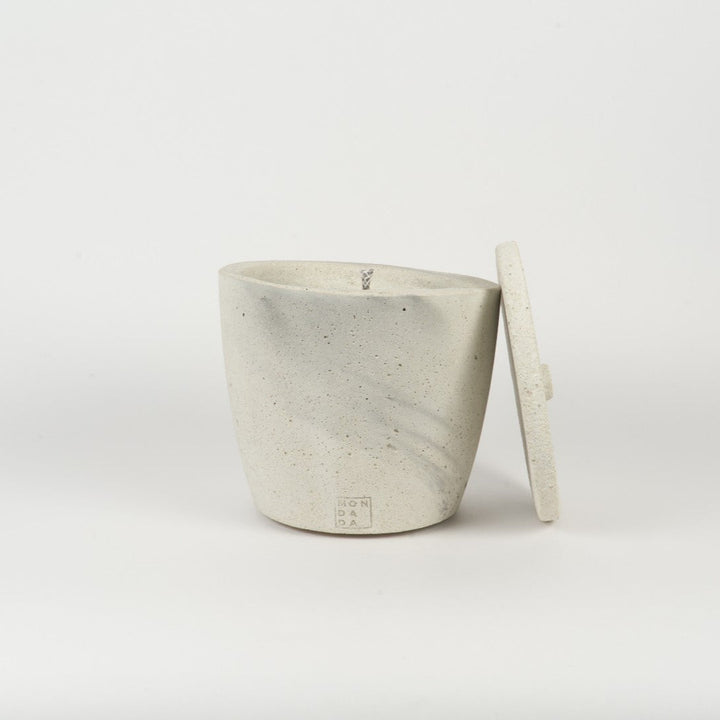 Bougie Urban Outdoor Medium Grey + couvercle