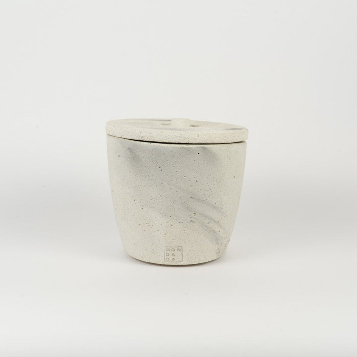 Bougie Urban Outdoor Medium Grey + couvercle