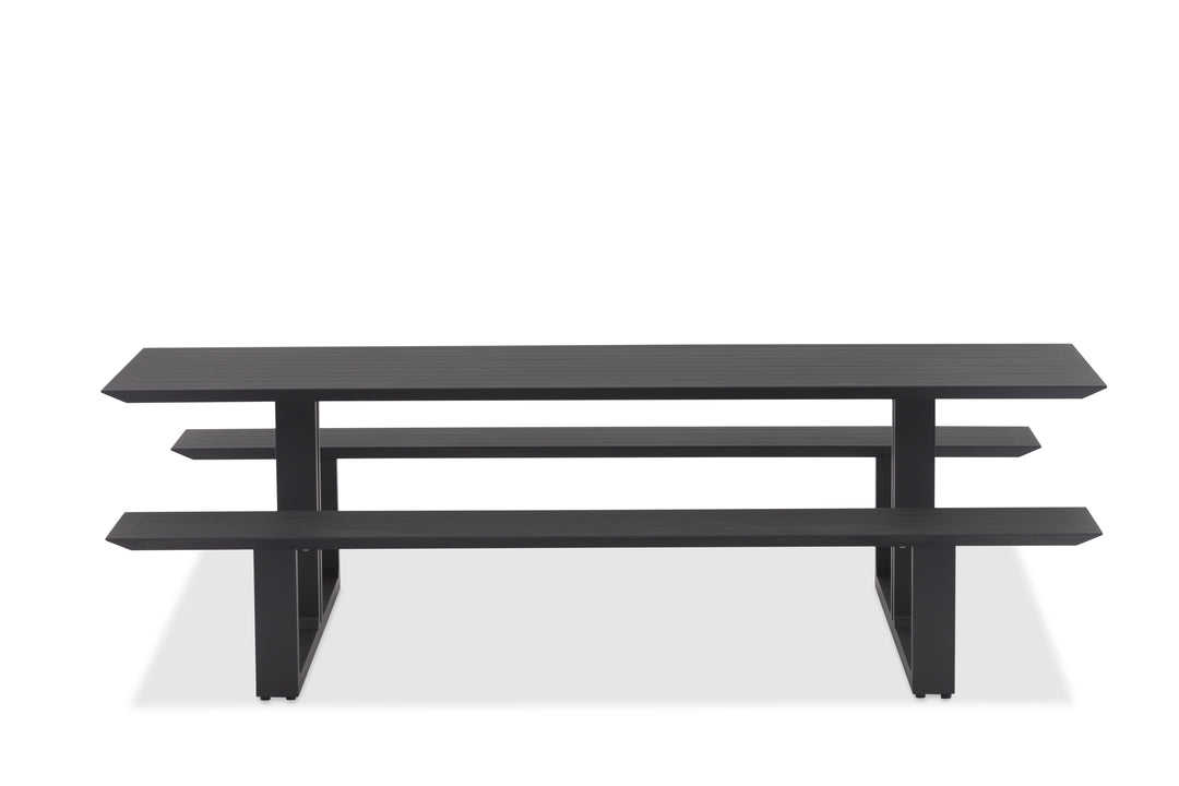 Cabo picknicktafel 240cm in antracite aluminium