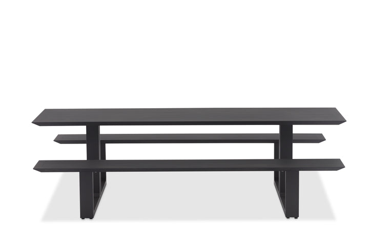 Cabo picknicktafel 240cm in antracite aluminium