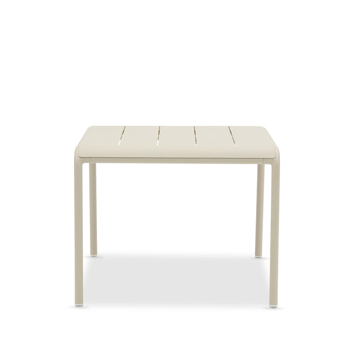 Sunset tuintafel in beige aluminium 96x107cm