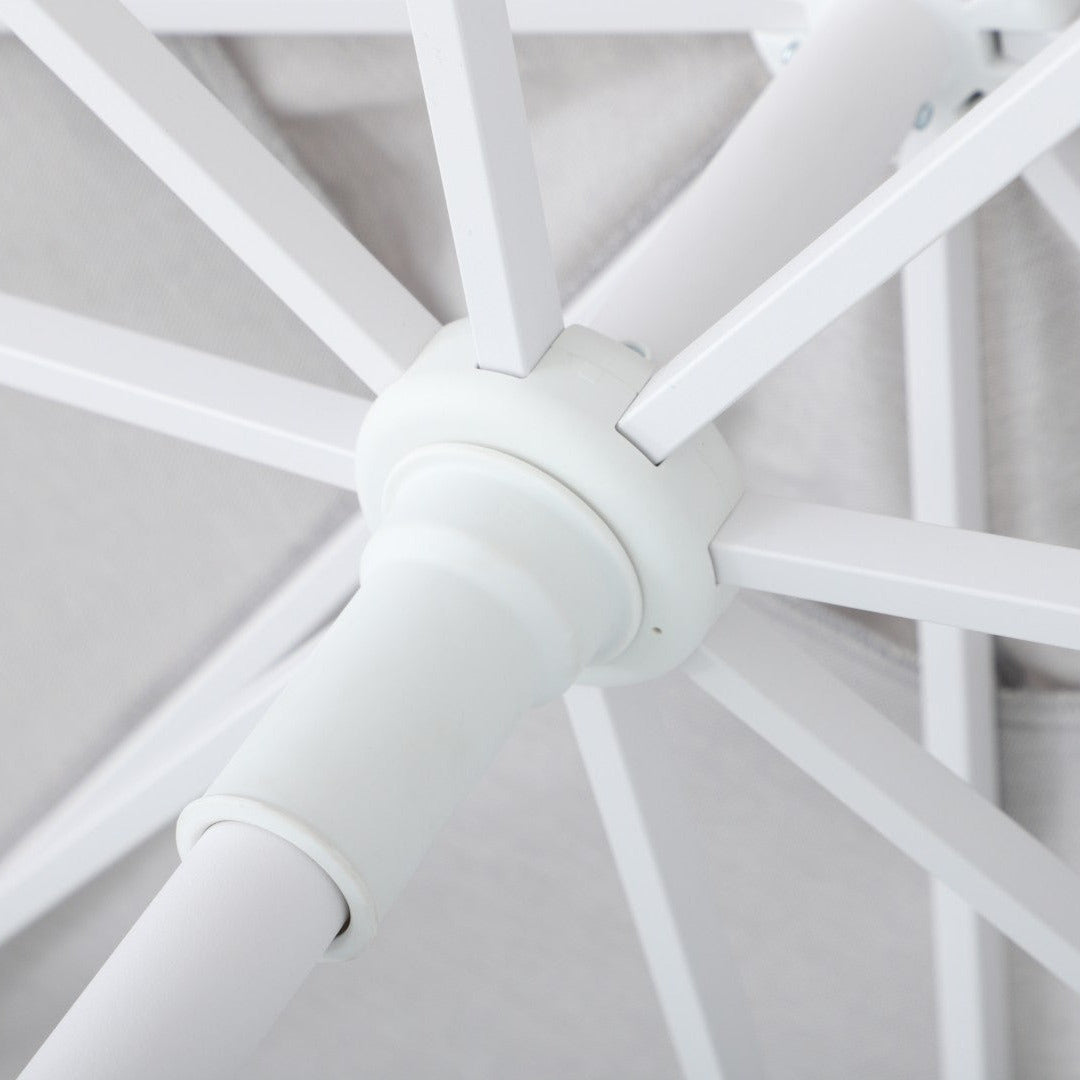 Ibiza middenstam Ø300 white / light grey