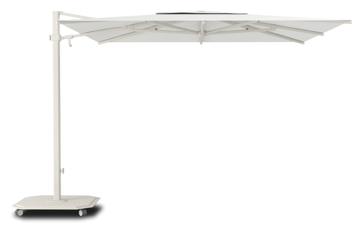 Jardinico Caractère cantilever parasols JCP.301 300x300 with parasol base and protective cover