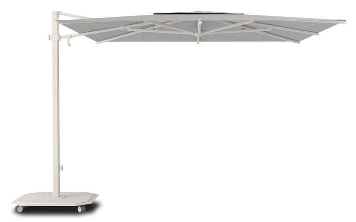 Jardinico Caractère cantilever parasols JCP.301 300x300 with parasol base and protective cover