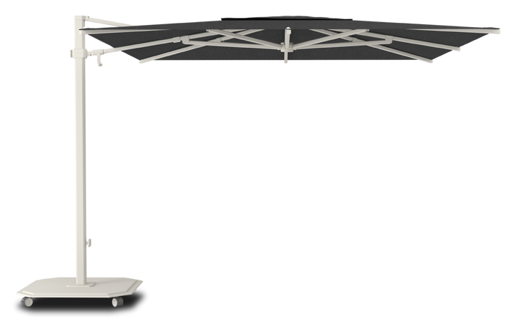 Jardinico Caractère cantilever parasols JCP.301 300x300 with parasol base and protective cover