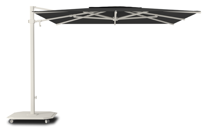 Jardinico Caractère cantilever parasols JCP.301 300x300 with parasol base and protective cover