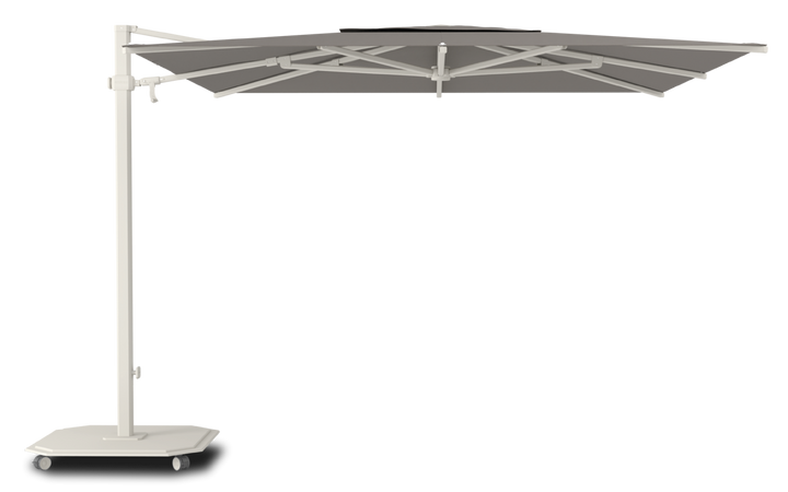 Jardinico Caractère cantilever parasols JCP.301 300x300 with parasol base and protective cover